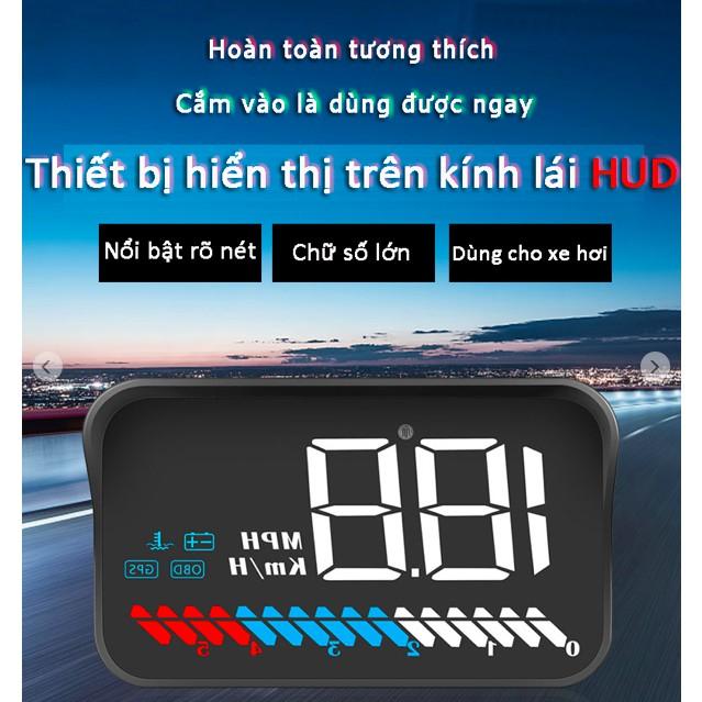 Thiết bị hiển thị tốc độ trên kính lái ô tô HUD FULL OPTION OBD2 - ShopToro - AsiaMart