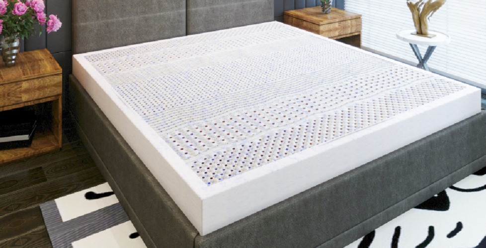 Nệm cao su Kim Cương COOLUX - 7’Zone Gel làm mát 180x200x10cm