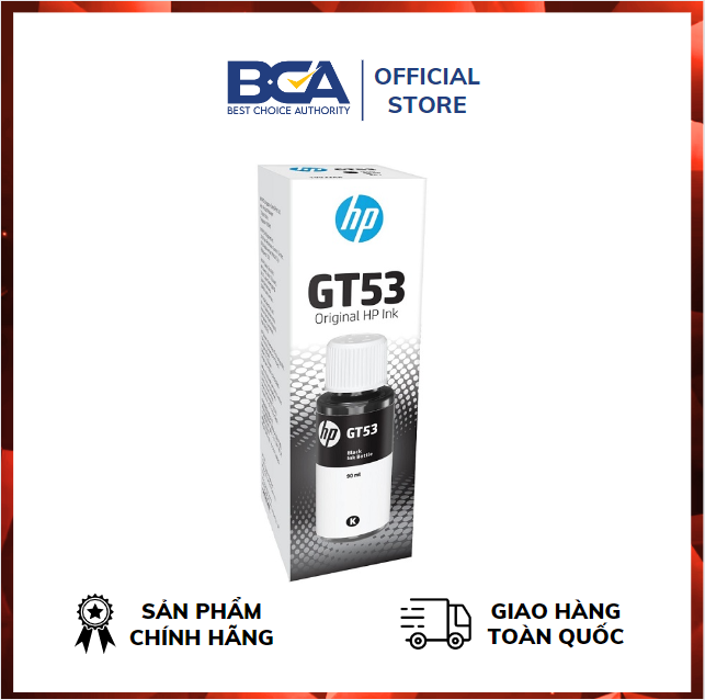 Mực in HP GT53 Black Original Ink Bottle 90ml (1VV22AA) - Hàng chính hãng
