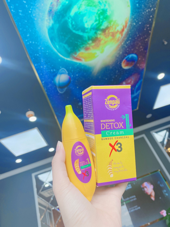 Chuối Ủ Trắng, Thải Chì Zenpali Chính Hãng - WHITENING DETOX CREAM