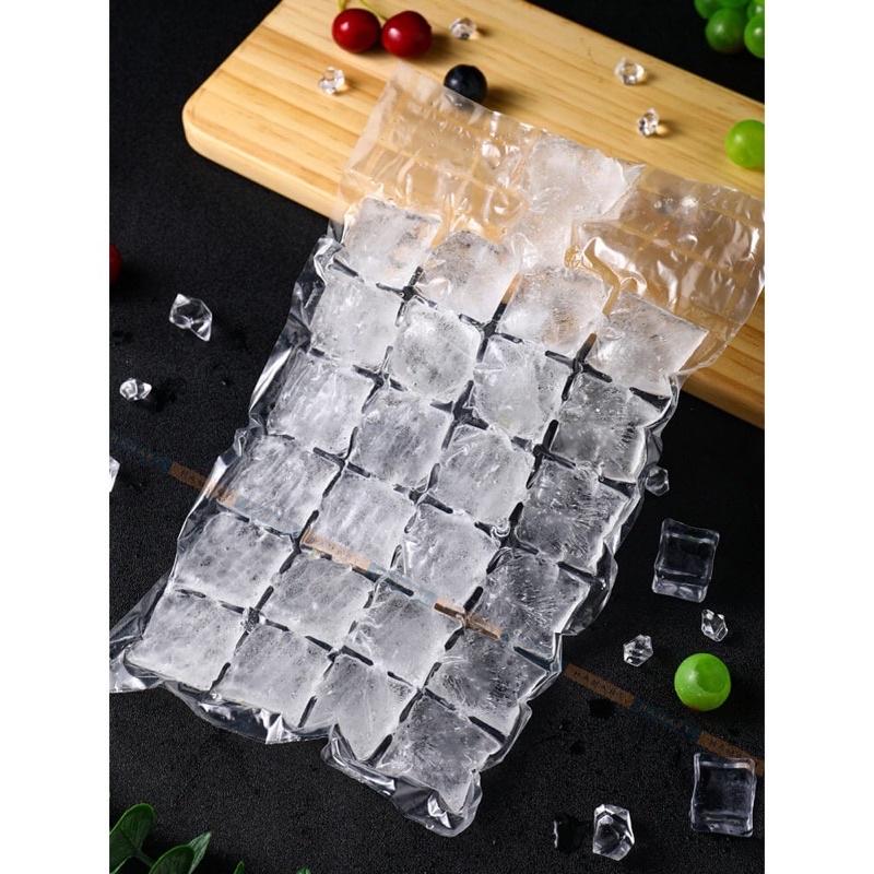 ComBo 10 Túi Làm Đá - Bao Làm Đá Viên Nước Trái Cây, Kem , Sửa Chua An Toàn Vệ Sinh
