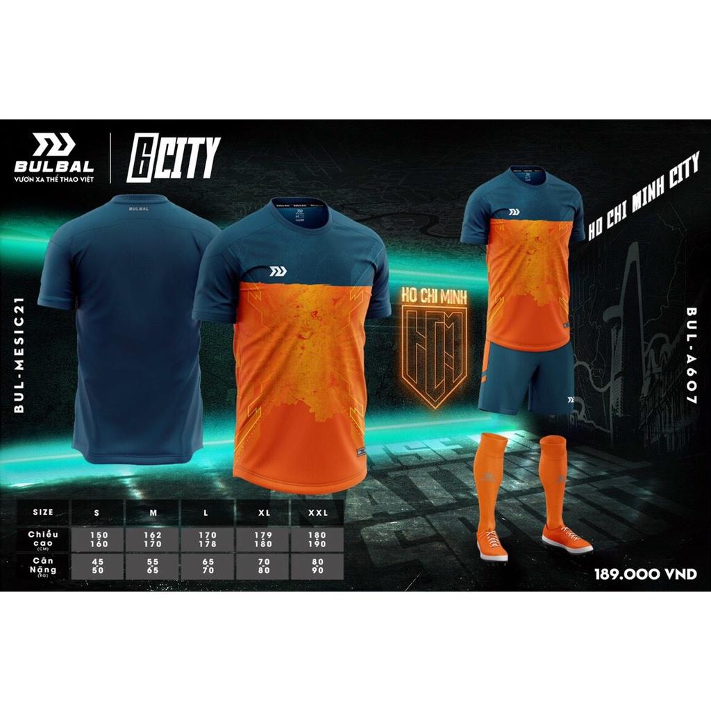Mẫu quần áo đá banh đá bóng sân phủi nhân tạo cao cấp  Bulbal City 2022