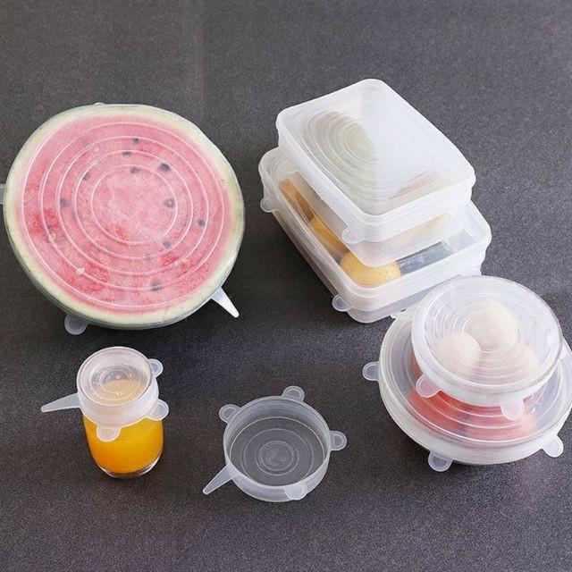 SET 6 MIẾNG SILICON BỌC THỨC ĂN SIÊU TIỆN ÍCH