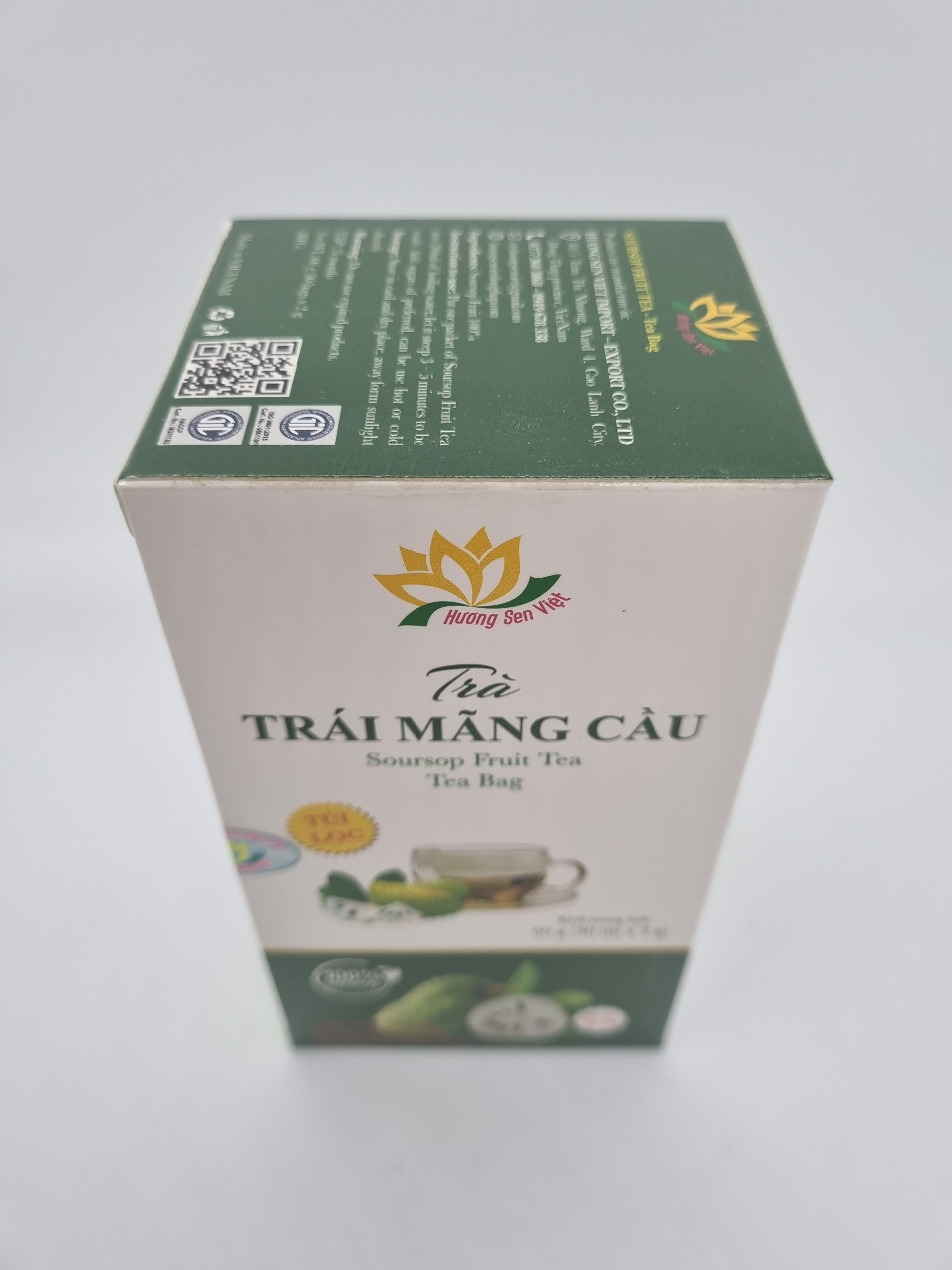 TRÀ TRÁI MÃNG CẦU TÚI LỌC HỘP 60G - HƯƠNG SEN VIỆT