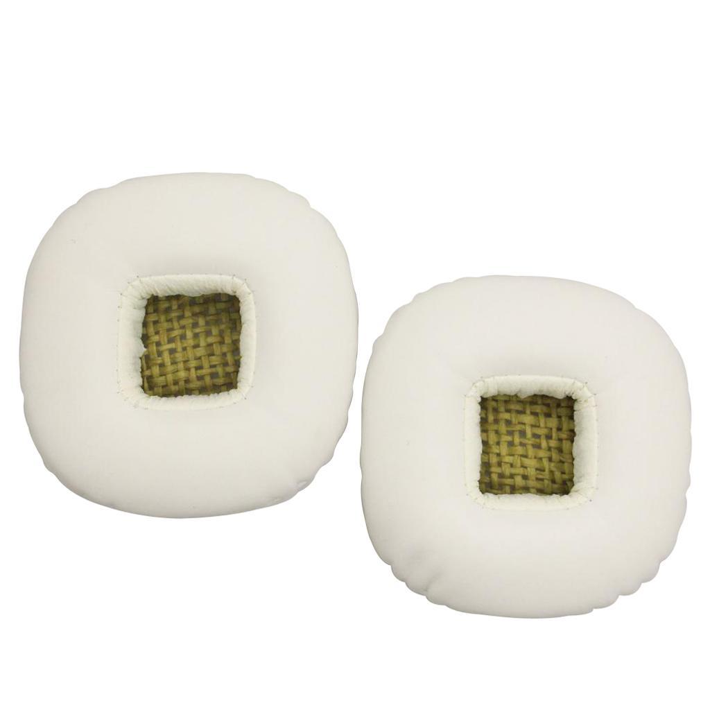 Replacement Ear Pads Cushions for Major Headphones Black+White