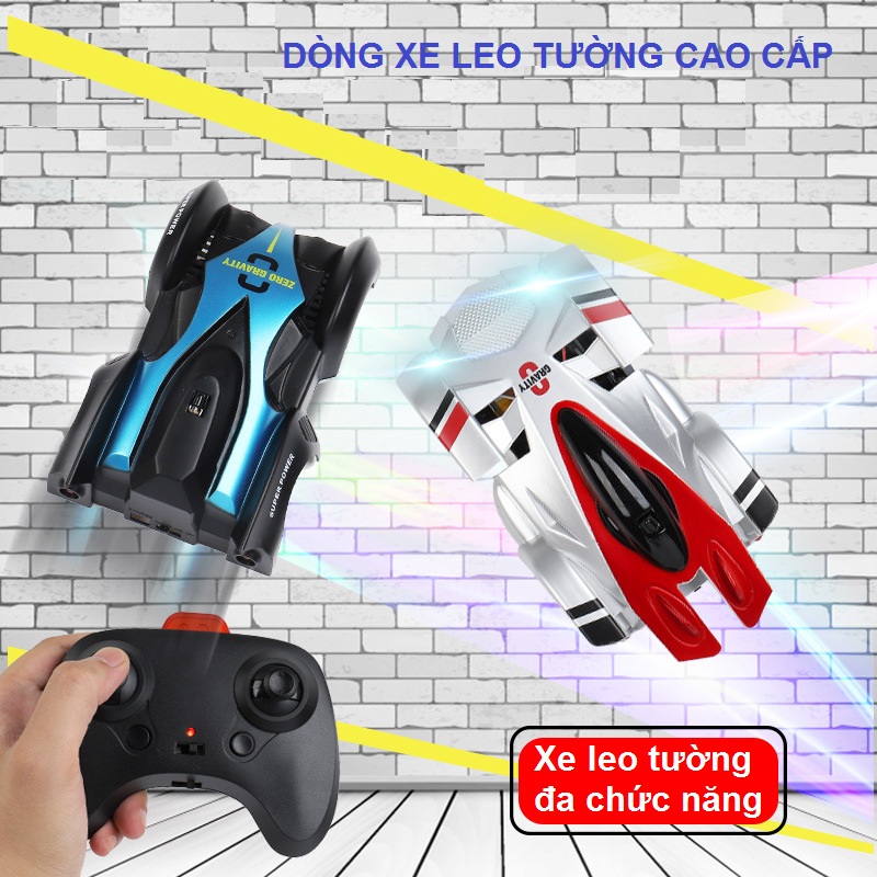 Xe Điều Khiển Từ Xa Leo Tường Cao Cấp Dành Cho Bé - Hàng Chính Hãng