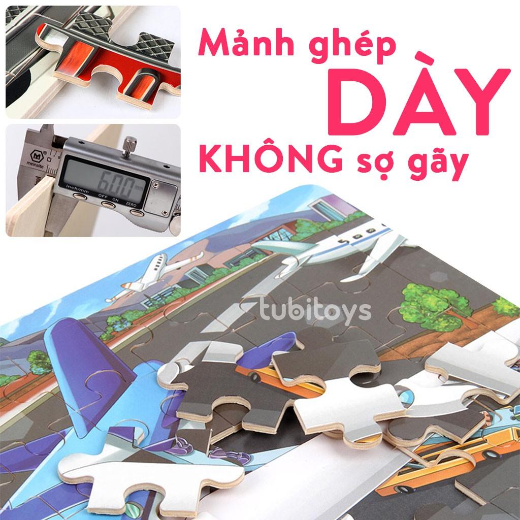 Tranh ghép hình cho bé 200 mảnh khổ A3 bằng gỗ chất lượng cao Công chúa Elsa ETOYS