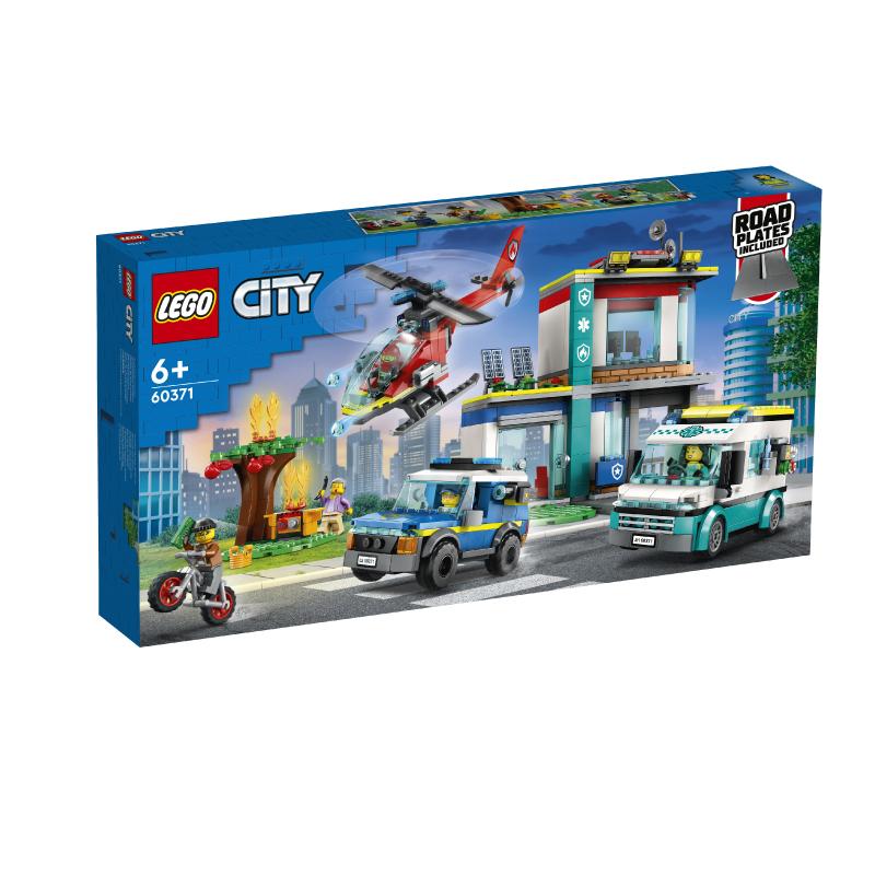 Đồ Chơi Lắp Ráp LEGO City Trụ Sở Cứu Hộ Khẩn Cấp 60371