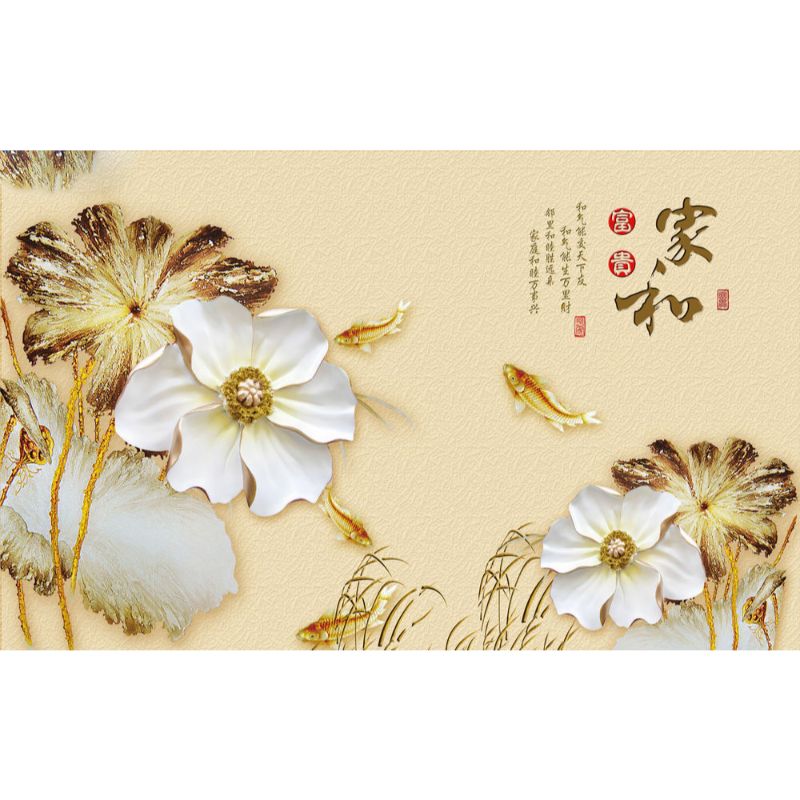 Tranh Dán Tường 3D Cao Cấp FD-129