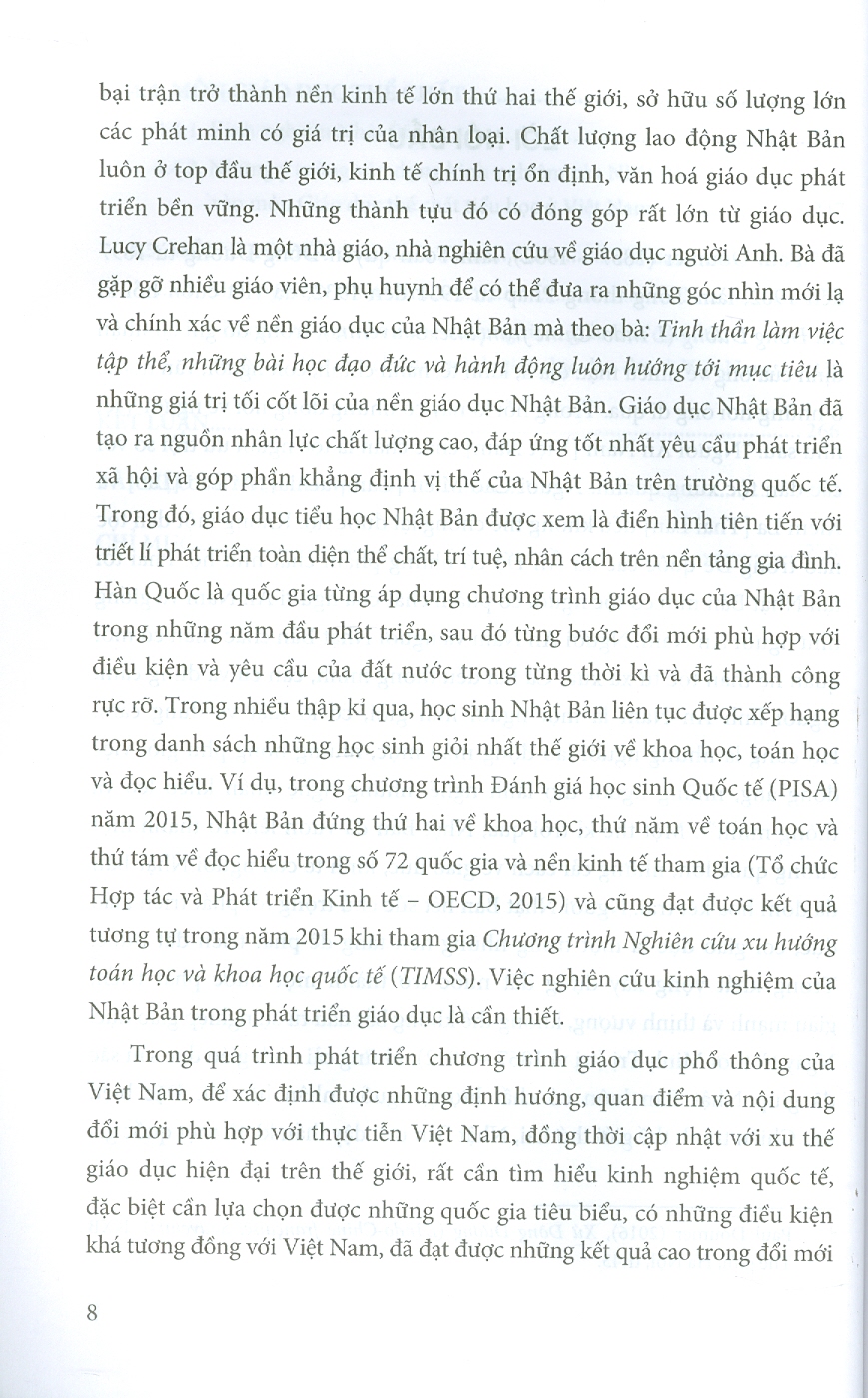 Mô Hình Giáo Dục Tiểu Học Nhật Bản Và Đề Xuất Vận Dụng Ở Việt Nam (Đáp ứng yêu cầu đổi mới căn bản và toàn diện giáo dục)