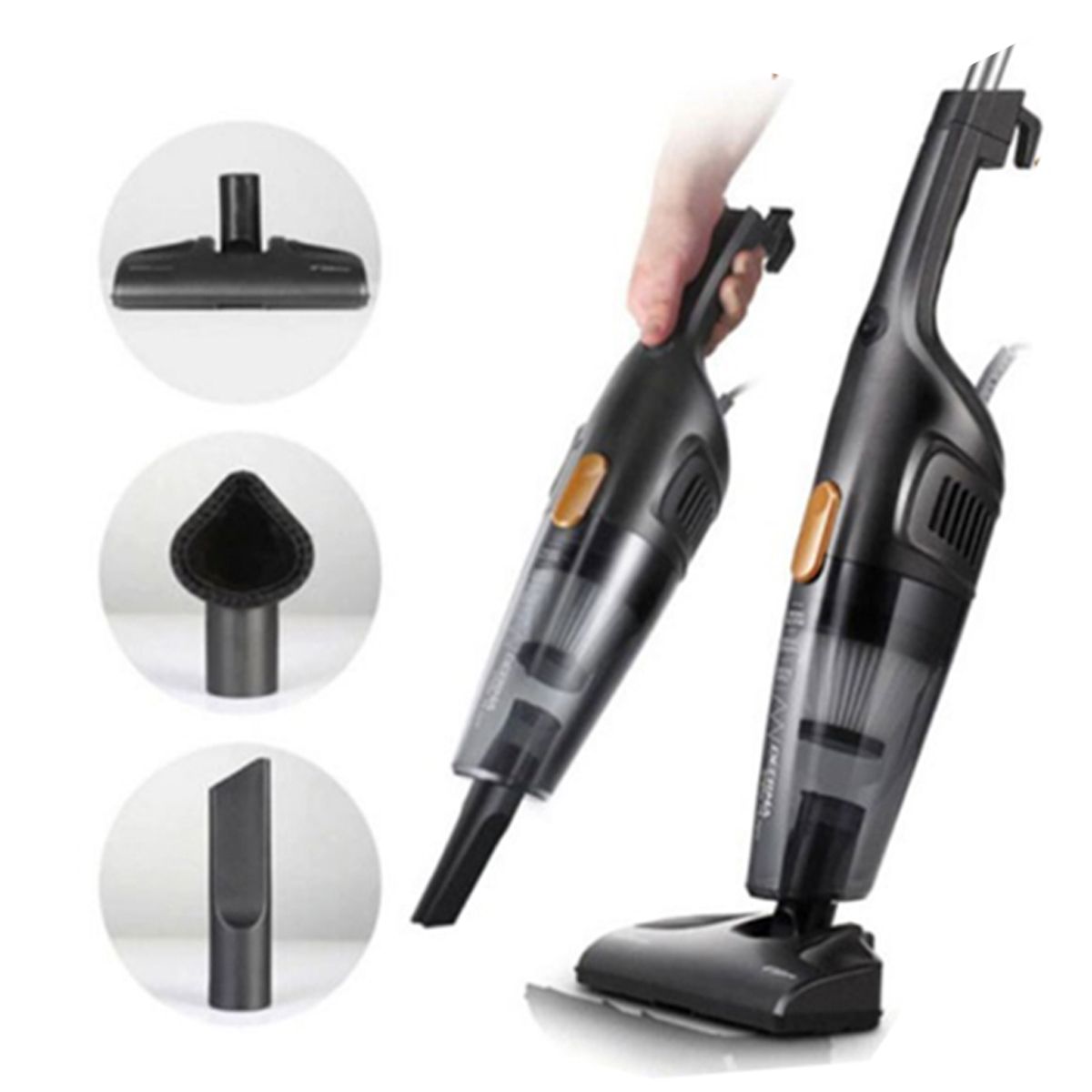 Máy hút bụi cầm tay Deerma DX115C - Hàng Chính Hãng