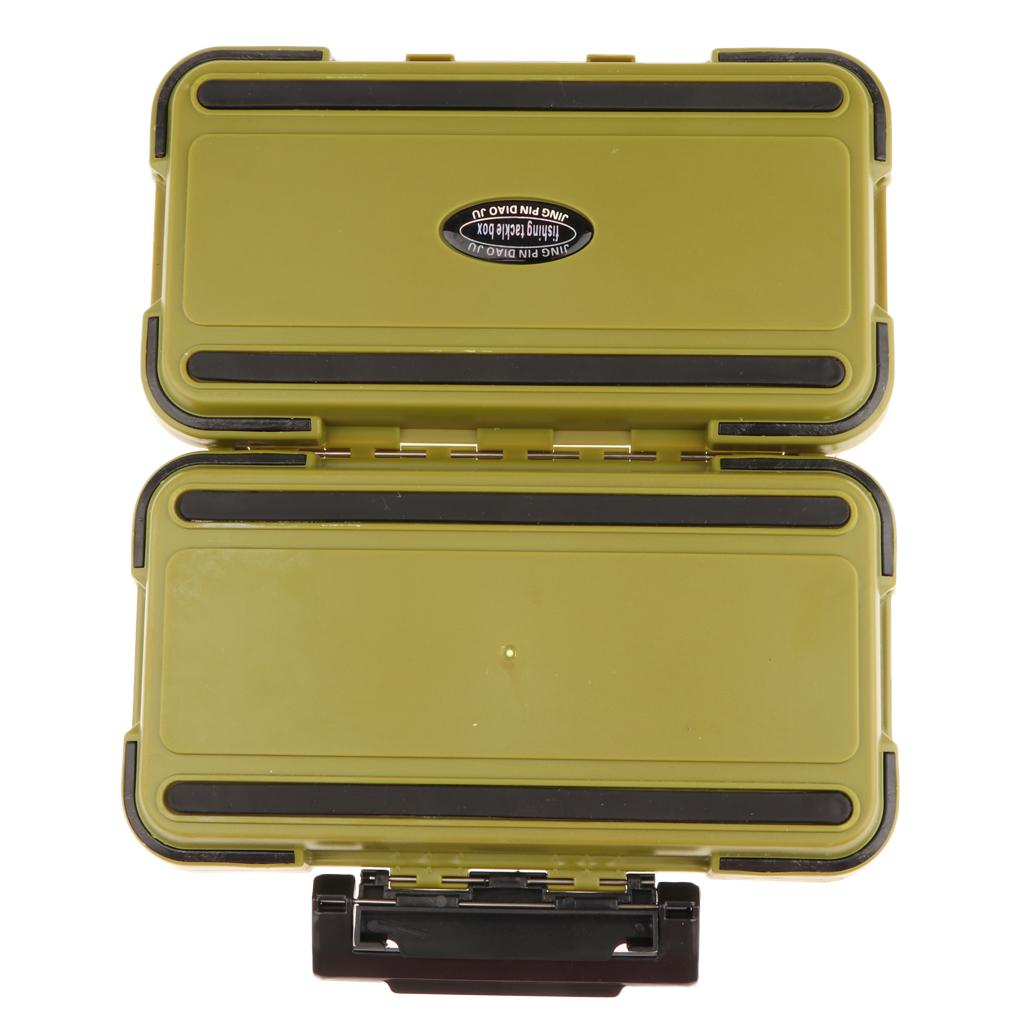 Plastic Fishing Hooks Lures Bait Tackle Storage Organizer Box Case