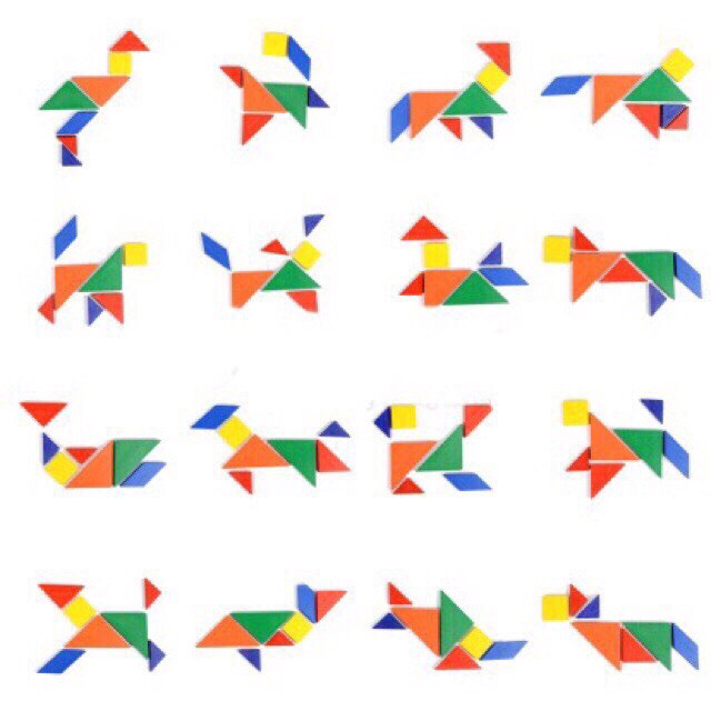 Bộ đồ chơi trí uẩn Tangram