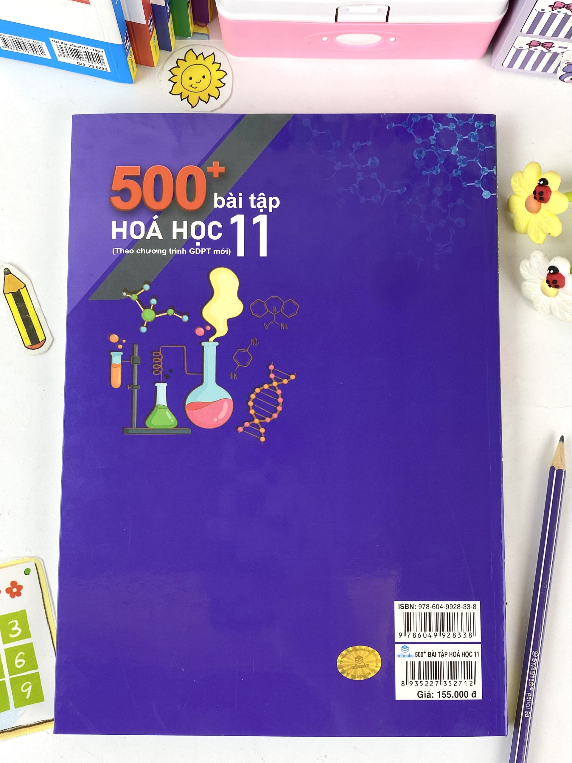 Sách - 500+ Bài Tập Hóa Học 11: Kiến thức và Kĩ năng mấu chốt - Theo chương trình GDPT mới - ndbooks