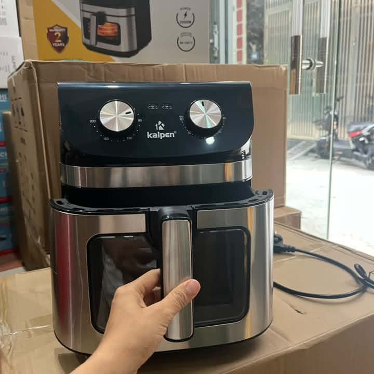 Nồi chiên không dầu Kalpen F2 dung tích 12L, công suất 2000W chuẩn Đức - Hàng chính hãng