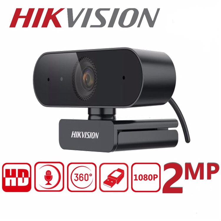 Webcam máy tính Full HD 1080P Hikvision DS-U02 - Hàng Chính Hãng