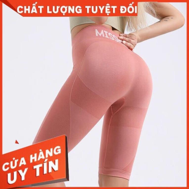 Quần tập gym yoga dáng lửng thể thao thời trang misshine