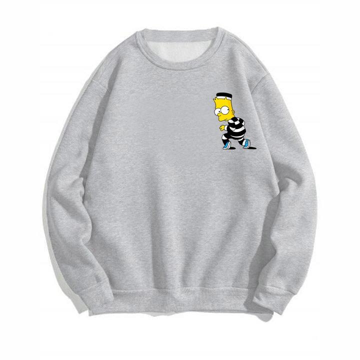 ÁO SWEATER UNISEX IN CHẤT LIỆU NỈ BÔNG SIZE TỪ 35-70kg