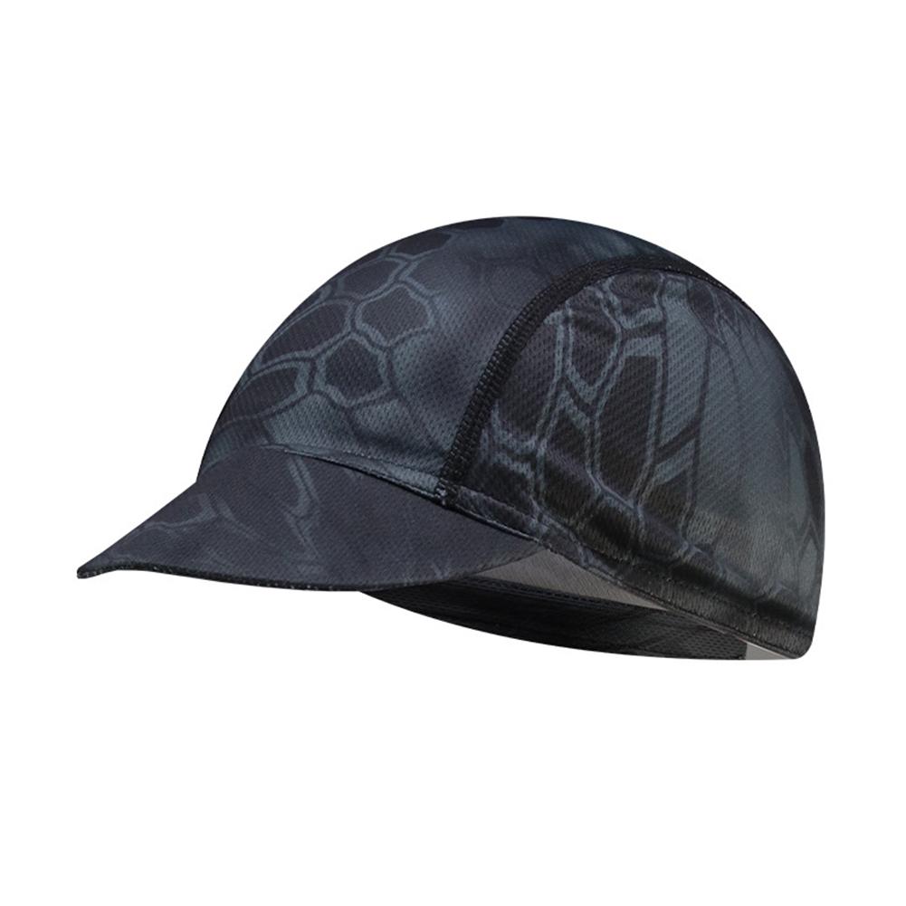 Mũ xe đạp thể thao ngoài trời thoáng khí polyester đi bộ đường dài chạy mũ nắng mũ làm mát nắp sọ thoáng khí Wicking Color: Black