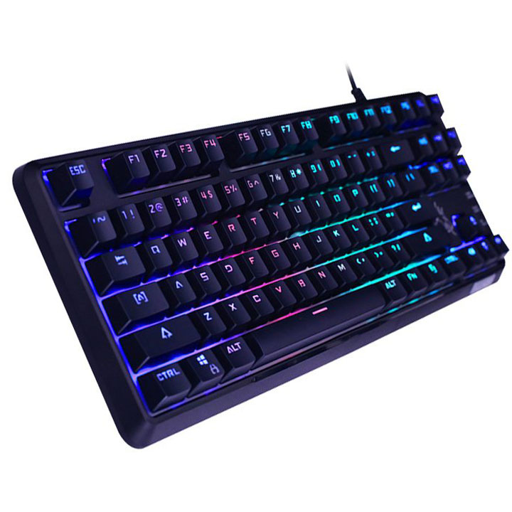 Bàn phím cơ Fuhlen M87s/RGB/Mechanical Blue/Red Switch hàng chính hãng Ninza