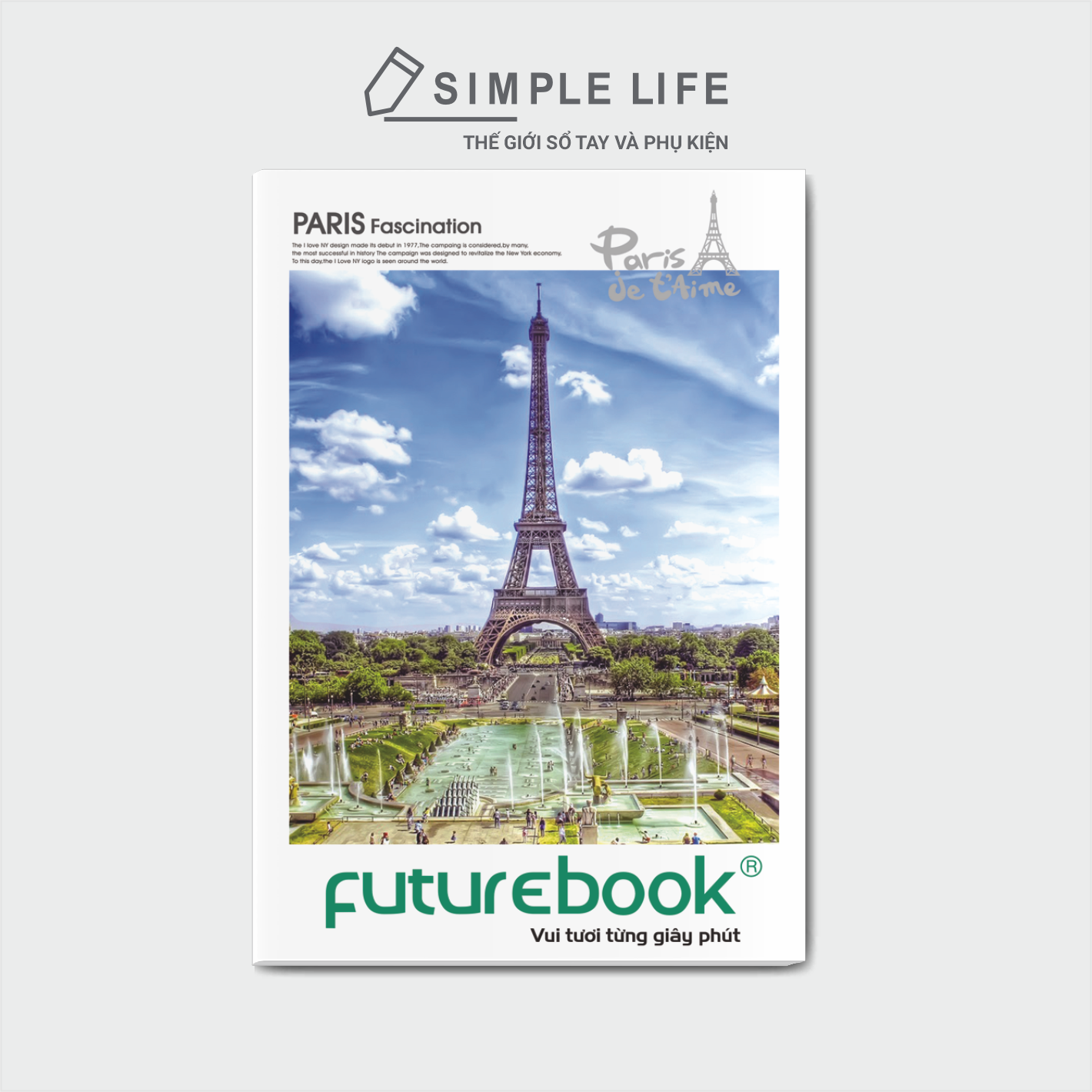 Tập Sinh Viên - Vở Ôly Ngang B5 Tháp Paris - 120Tr_200Tr Mã SP DK-SV182