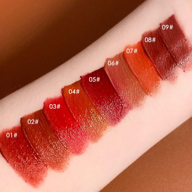 Son kem Roto hổ phách Air Lip Glaze màu nhung Matte