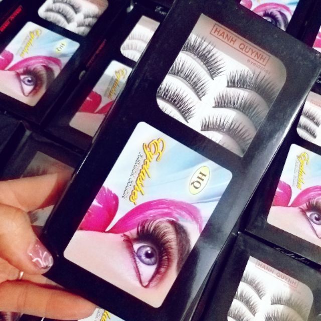 Lông mi giả Eyelashes Fashion Color 10 cặp