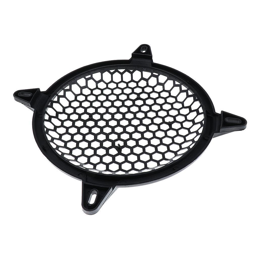 Car Audio Speaker Grill Cover Guard Plastic Protector Mesh Durable 10 Inch+6 inch