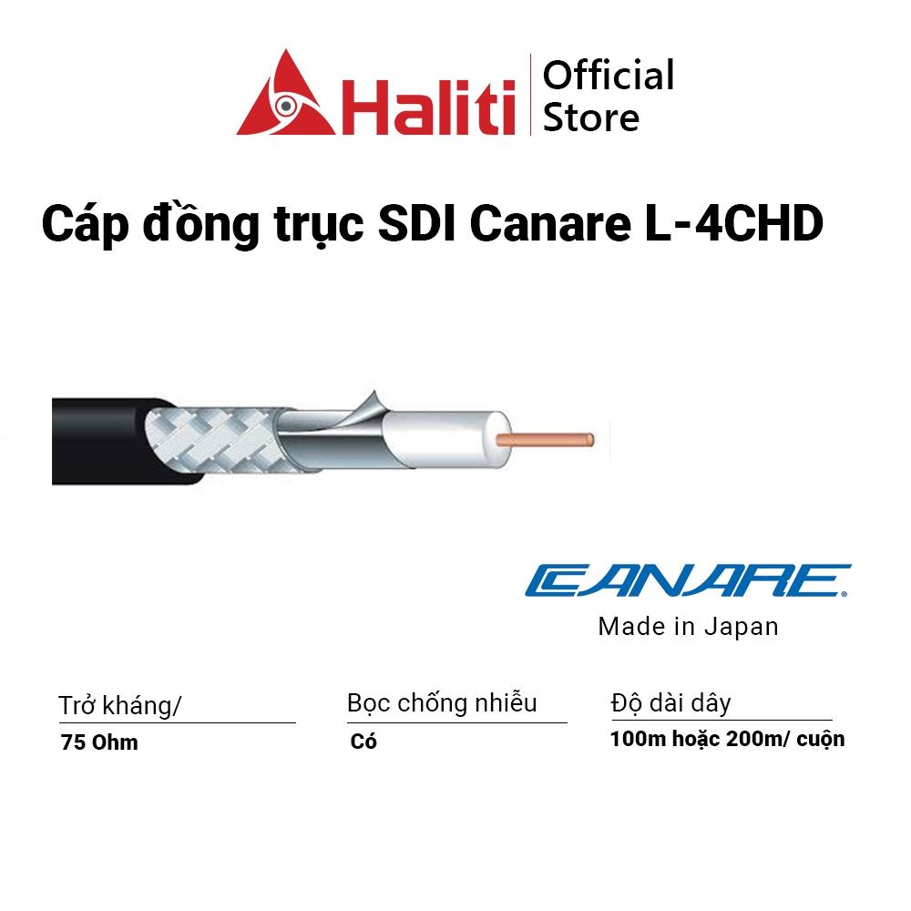 Dây cáp đồng trục SDI - Dây tín hiệu SDI/BNC video Nhật Bản Canare L-4CHD - Made in Japan - Haliit Official Store