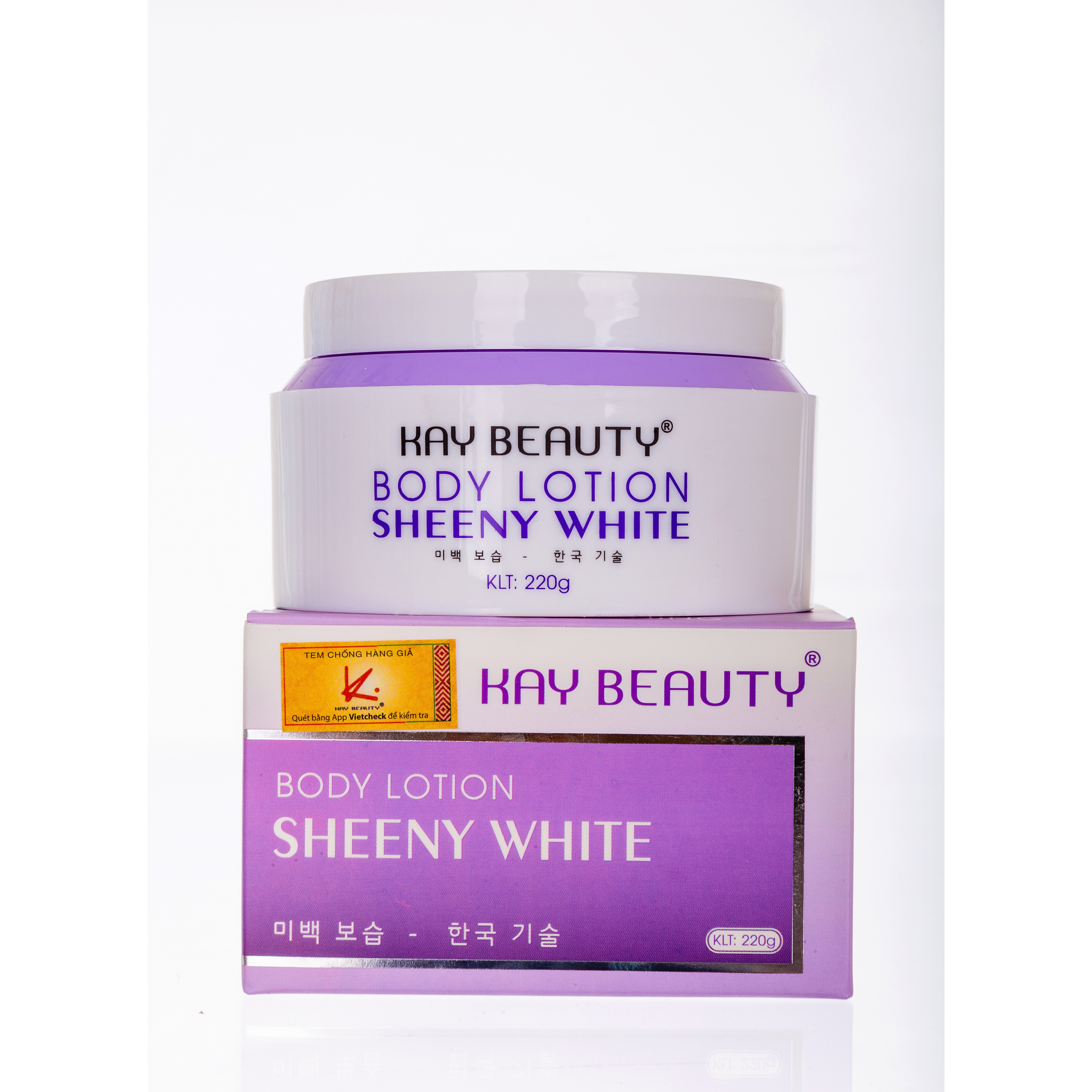 Body Lotion Sheeny White - Kay Beauty dưỡng trắng cấp ẩm