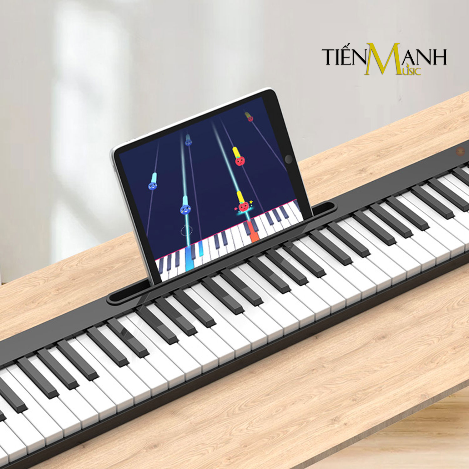 Đàn Piano Điện Konix PJ88Z - Đàn, Chân, Bao, Nguồn - 88 Phím cảm ứng lực Midi Keyboard Controllers PJ88 Hàng Chính Hãng - Kèm Móng Gẩy DreamMaker