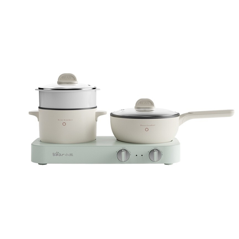 Bộ bếp đa năng kèm nồi chảo Bear SB-BD02N Hàng chính hãng