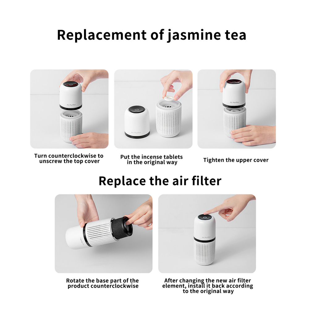 Máy lọc không khí ô tô Car Air Purifier P02-Hàng chính hãng