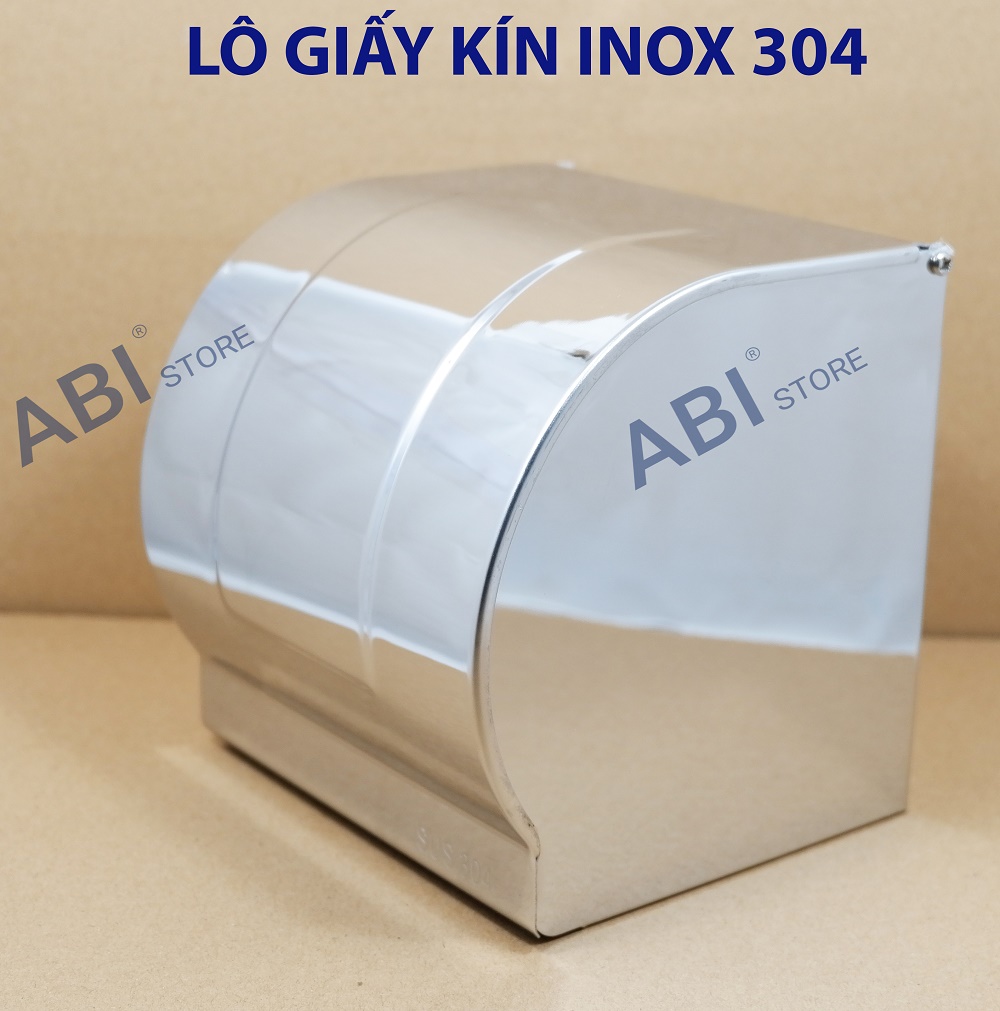 LÔ GIẤY VỆ SINH, HỘP ĐỰNG GIẤY VỆ SINH INOX 304 GẮN TƯỜNG ĐẸP GIÁ RẺ HÀ NỘI