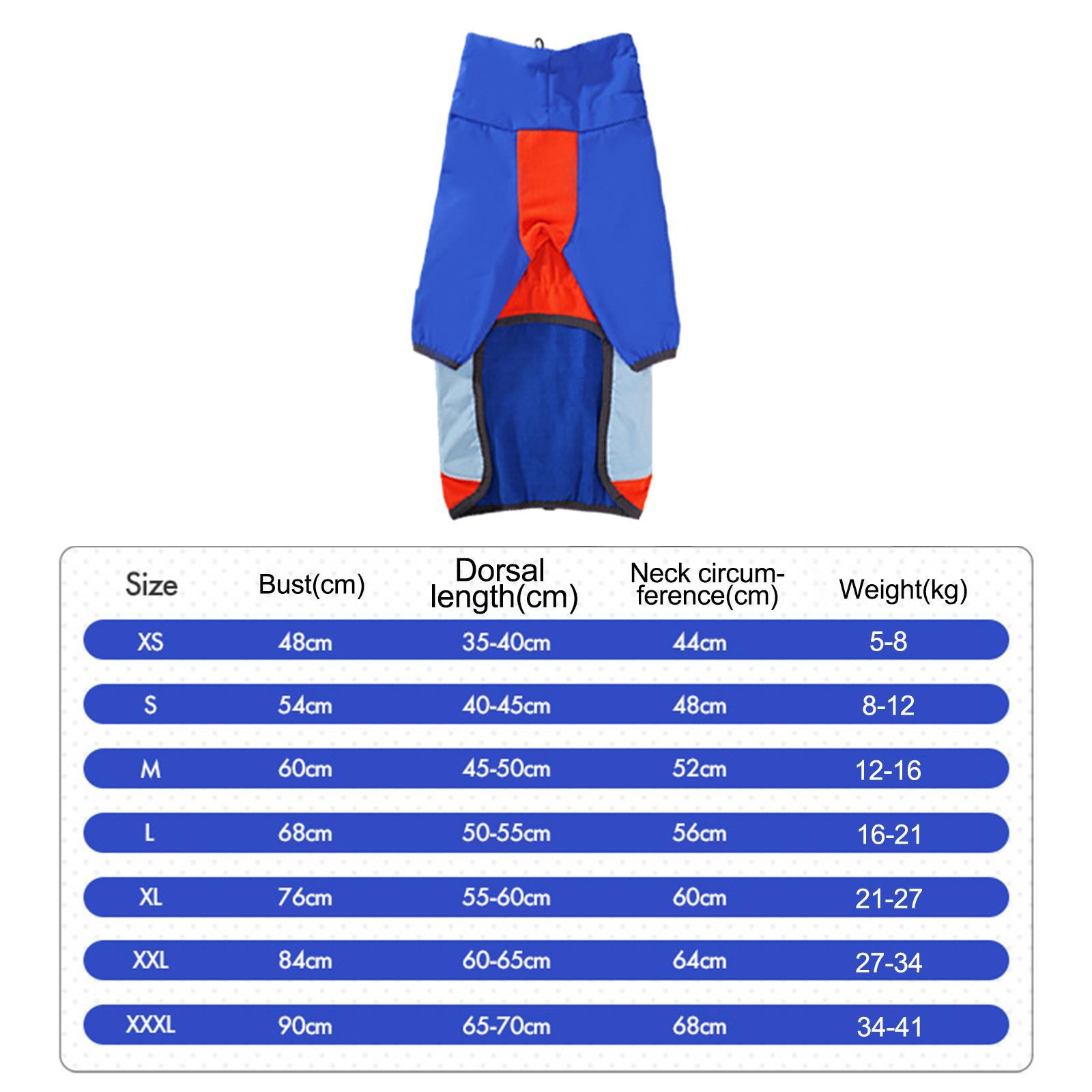 Dog Winter Coat Snowsuit Clothes for Medium Large Dogs Windproof Apparel Reflective for Outdoor Parties Travel Walking Picnic