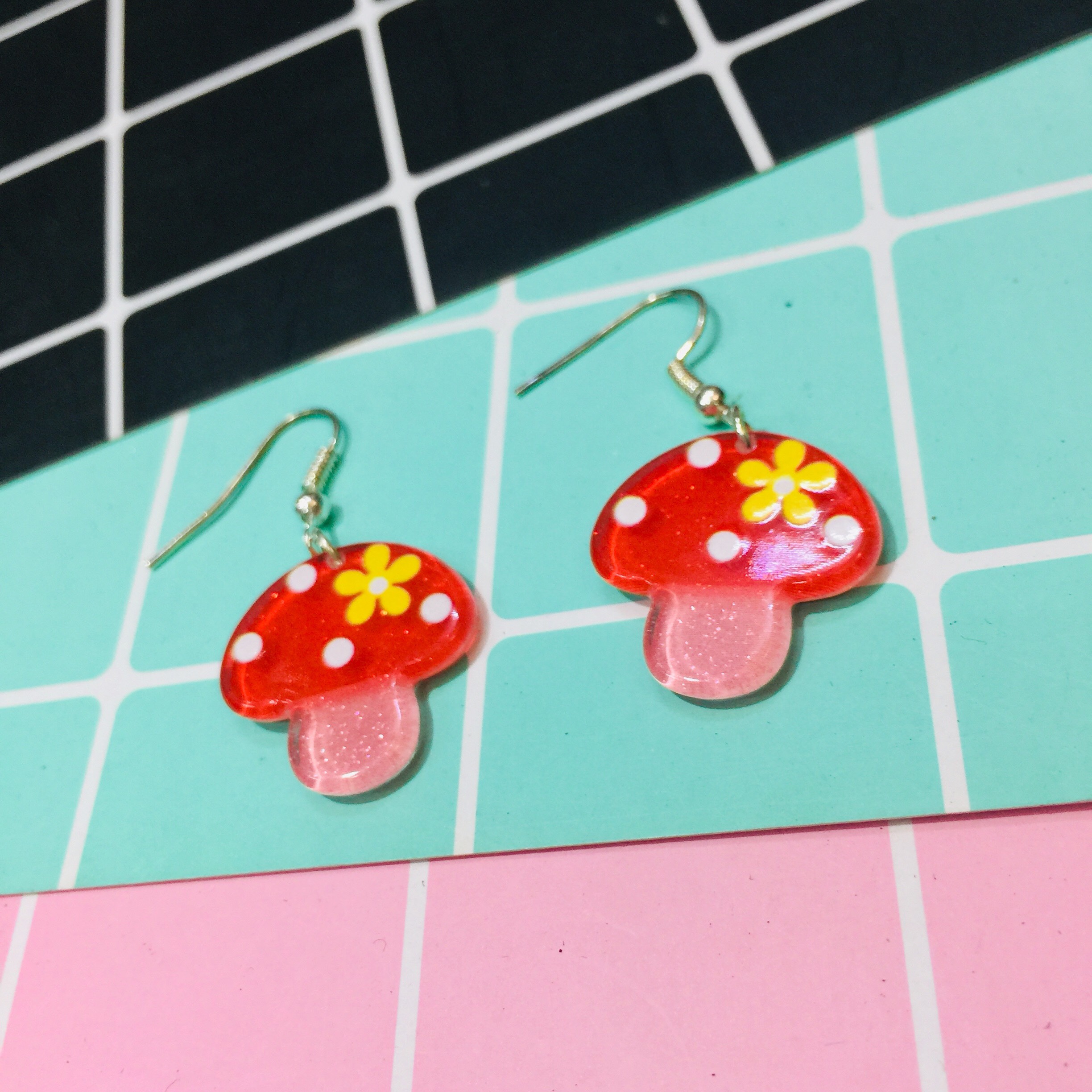 Khuyên tai hình hoa quả cute COMBO 2 đôi khác nhau ngẫu nhiên