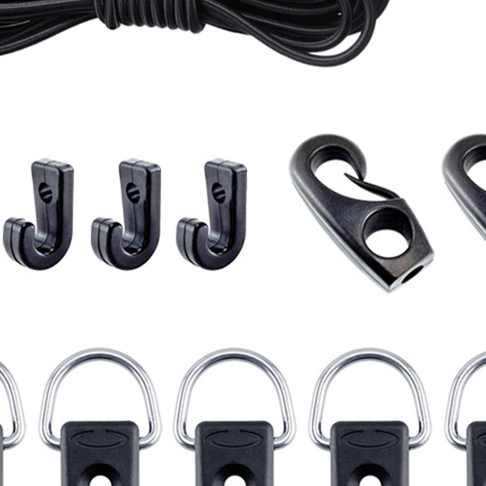 Kayak Deck Rigging Kit D-Circle with 304 M6 Screw for Boat Canoe Fishing