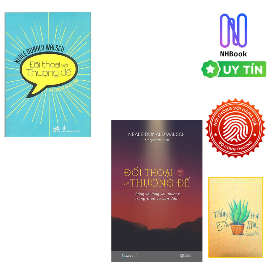 Combo Đối Thoại Với Thượng Đế ( Trọn bộ 2 cuốn ) - NHBook