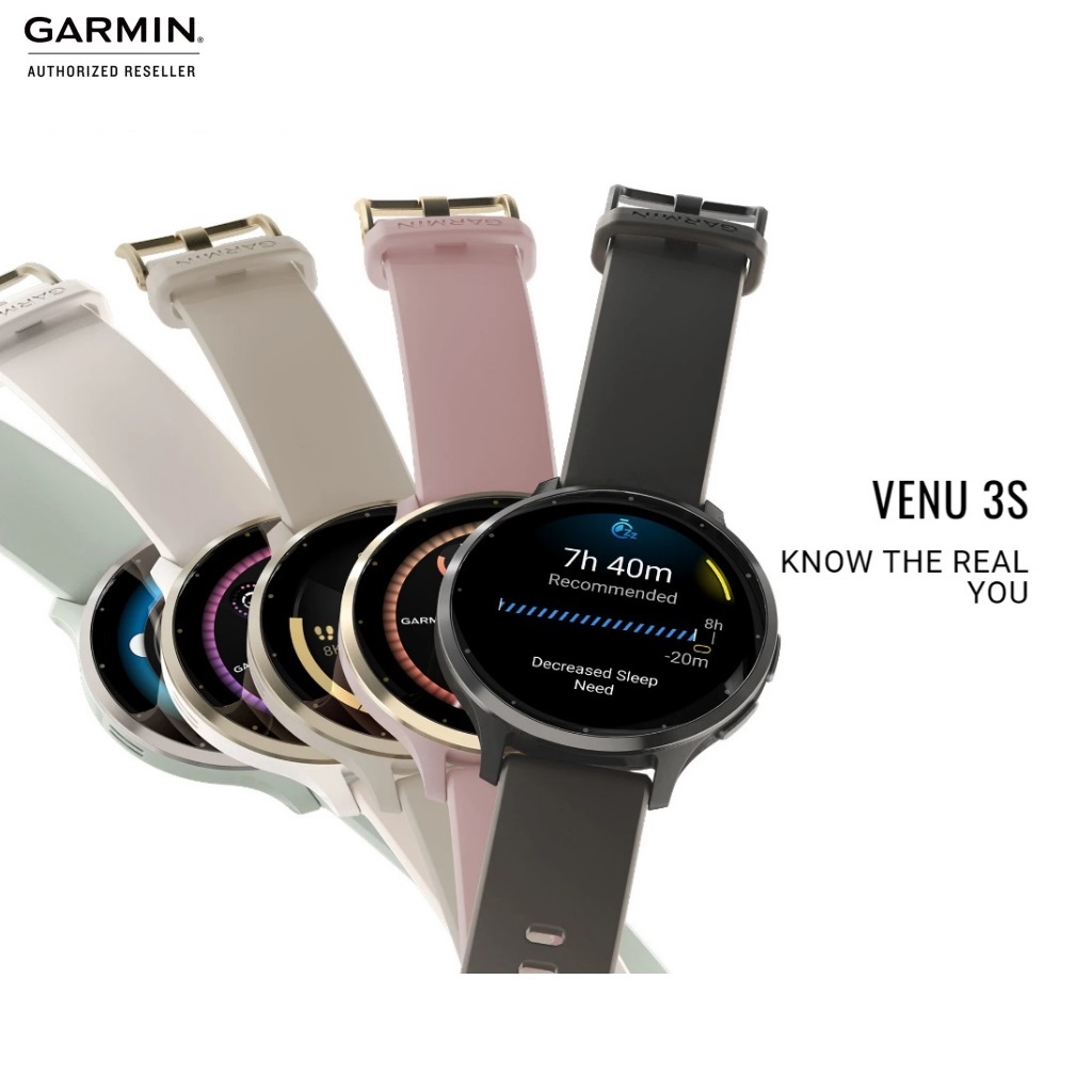 Đồng hồ thông minh Garmin Venu 3S (Thể thao, thể hình và theo dõi thể chất) - Hàng chính hãng