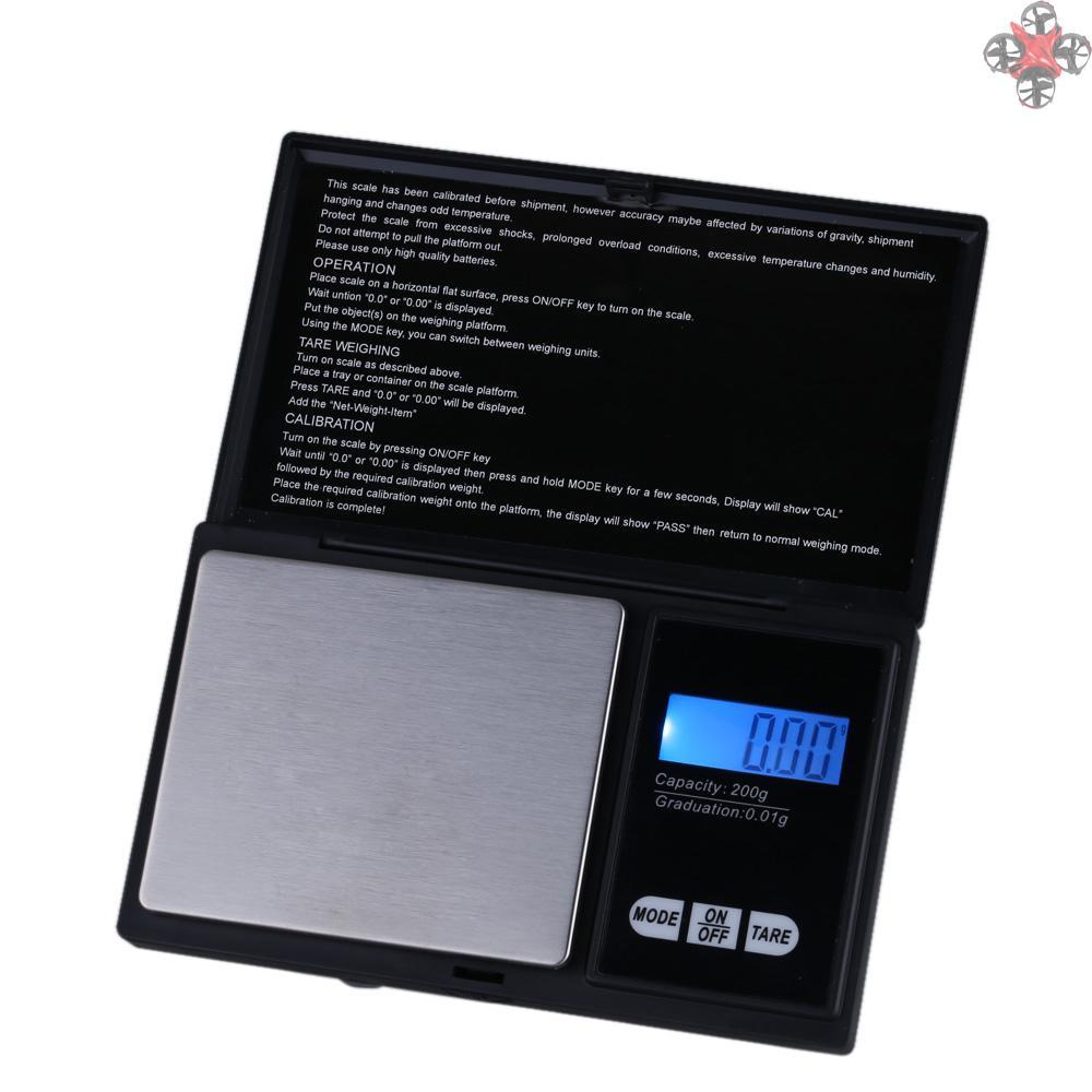 Cân Điện Tử Mini Chuyên Nghiệp 200g X 0.01g