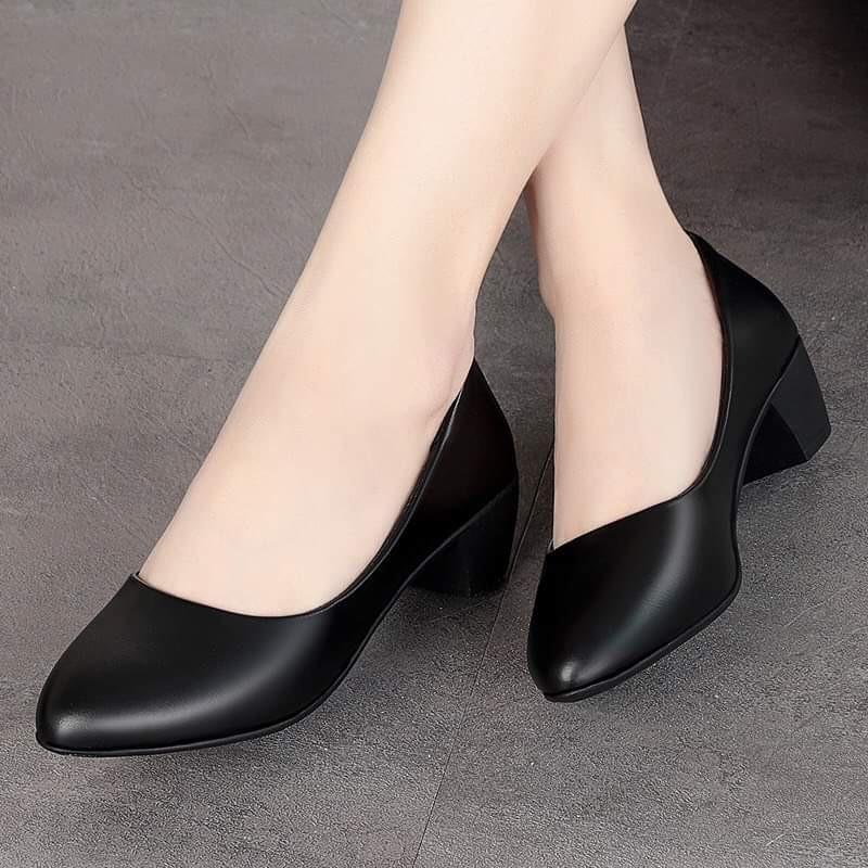 { BIG SIZE } { ẢNH THẬT } GIÀY CAO GÓT 3cm MẪU CÔNG SỞ SIZE 36,37,38,39,40,41,42