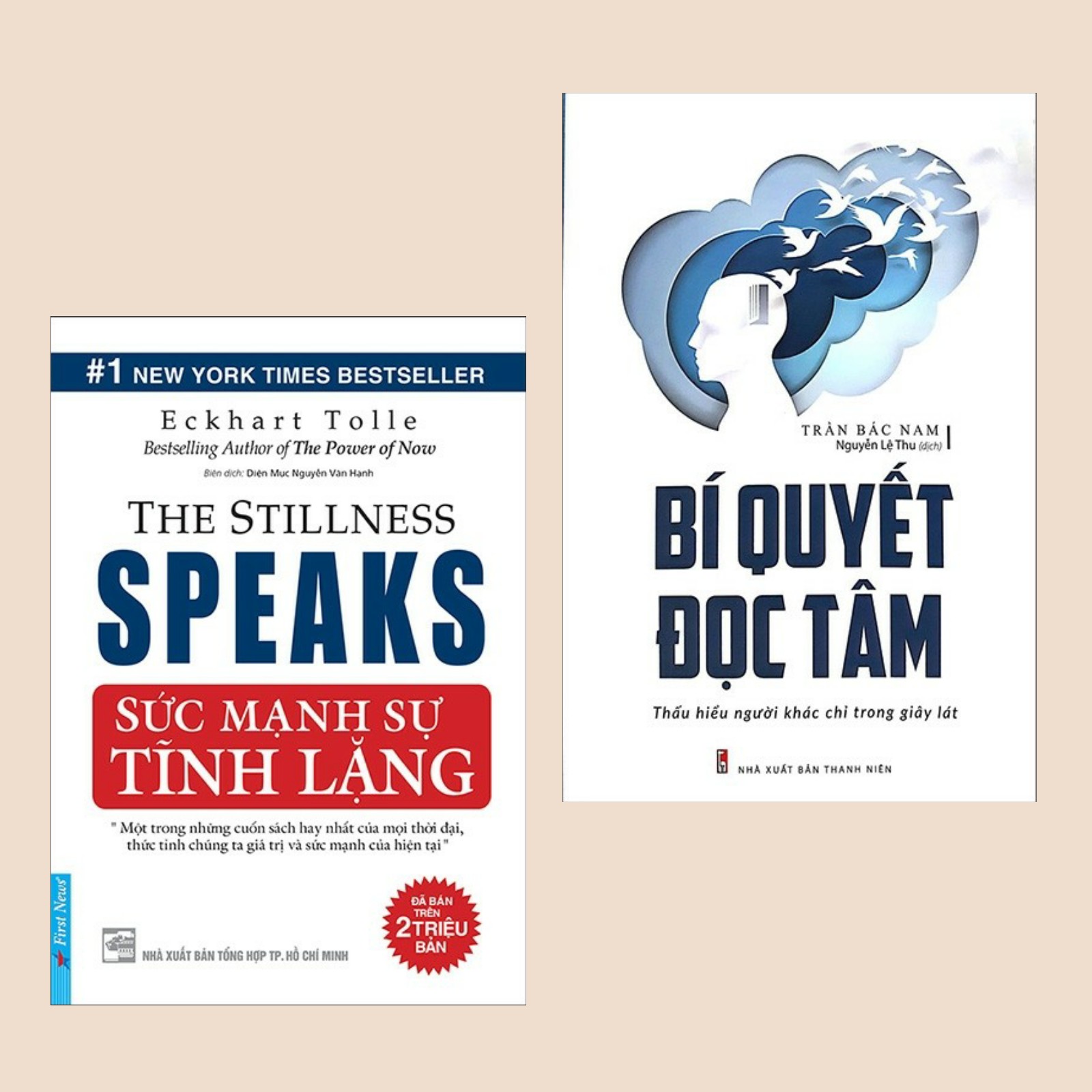 Combo 2 Cuốn: Sức Mạnh Của Sự Tĩnh Lặng + Bí Quyết Đọc Tâm - Thấu Hiểu Người Khác Chỉ Trong Giây Lát (Sách Tâm Linh & Kỹ Năng Giao Tiếp Phi Ngôn Ngữ)