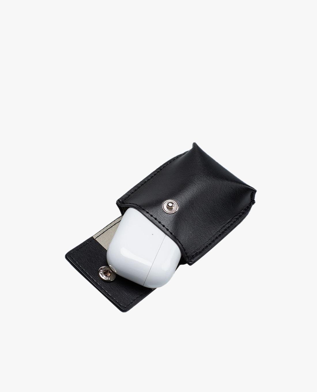 Marhen.J - Bao da đựng Airpod Pebble MJ22CPEBLE-BK