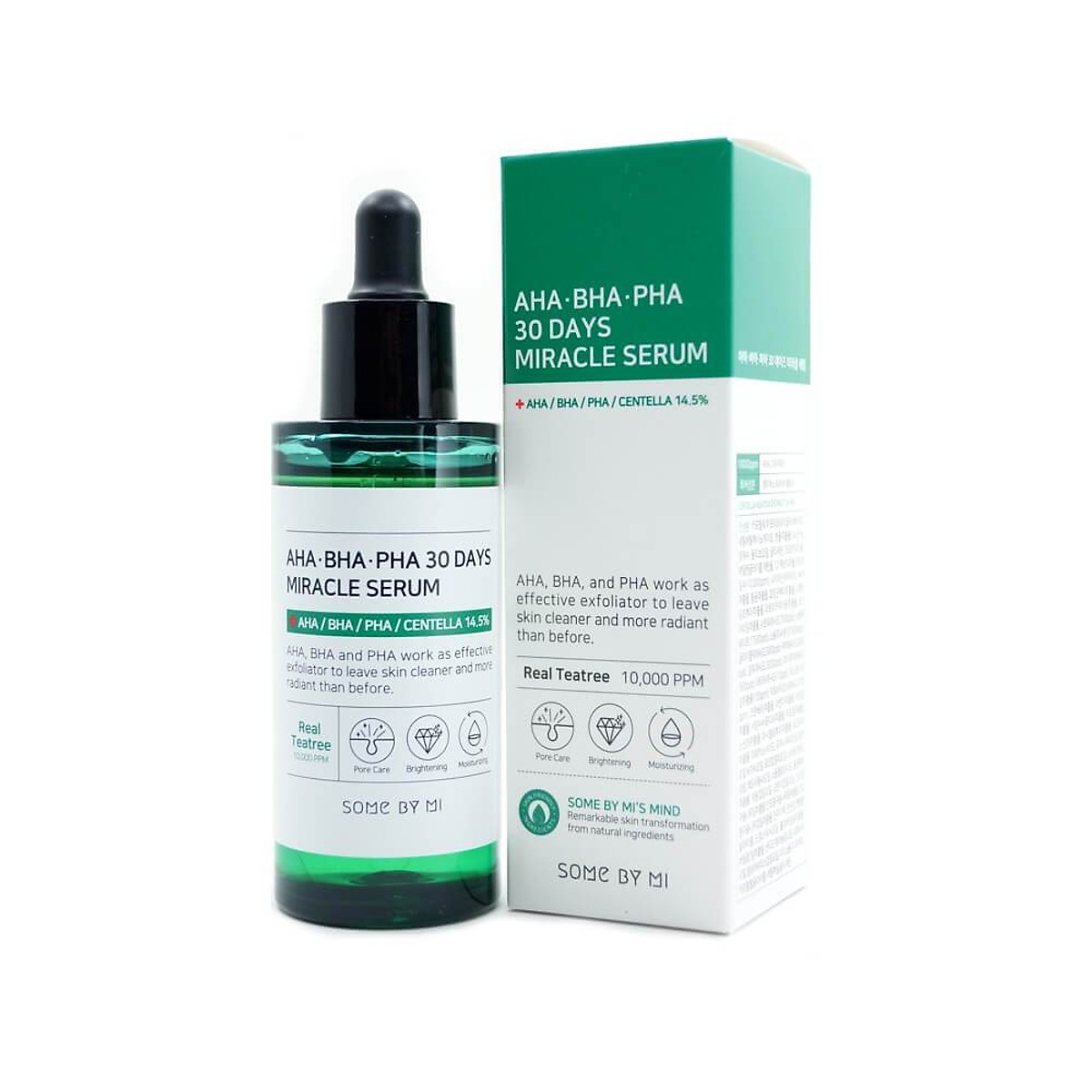 Tinh chất giảm mụn Some By Mi AHA-BHA-PHA 30 Days Miracle Serum 50ml + Tặng Kèm 1 Băng Đô Tai mèo Xinh Xắn ( Màu Ngẫu Nhiên)