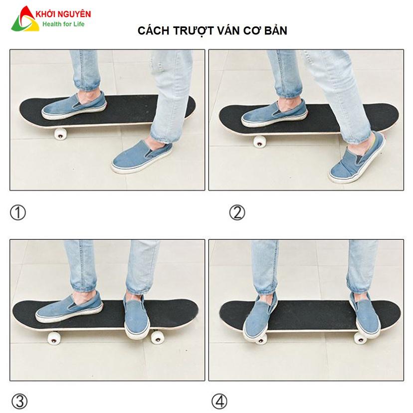 Ván trượt người lớn mặt nhám dài 80cm nhiều hình đẹp chịu tải đến 150kg gỗ phong 7 lớp, quà tặng sinh nhật