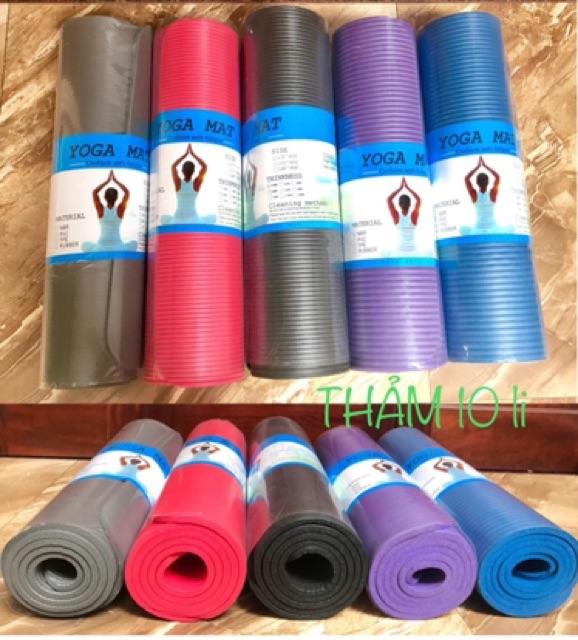 Thảm Tập YOGA Đủ Màu Hàng Cao Cấp Siêu Đẹp