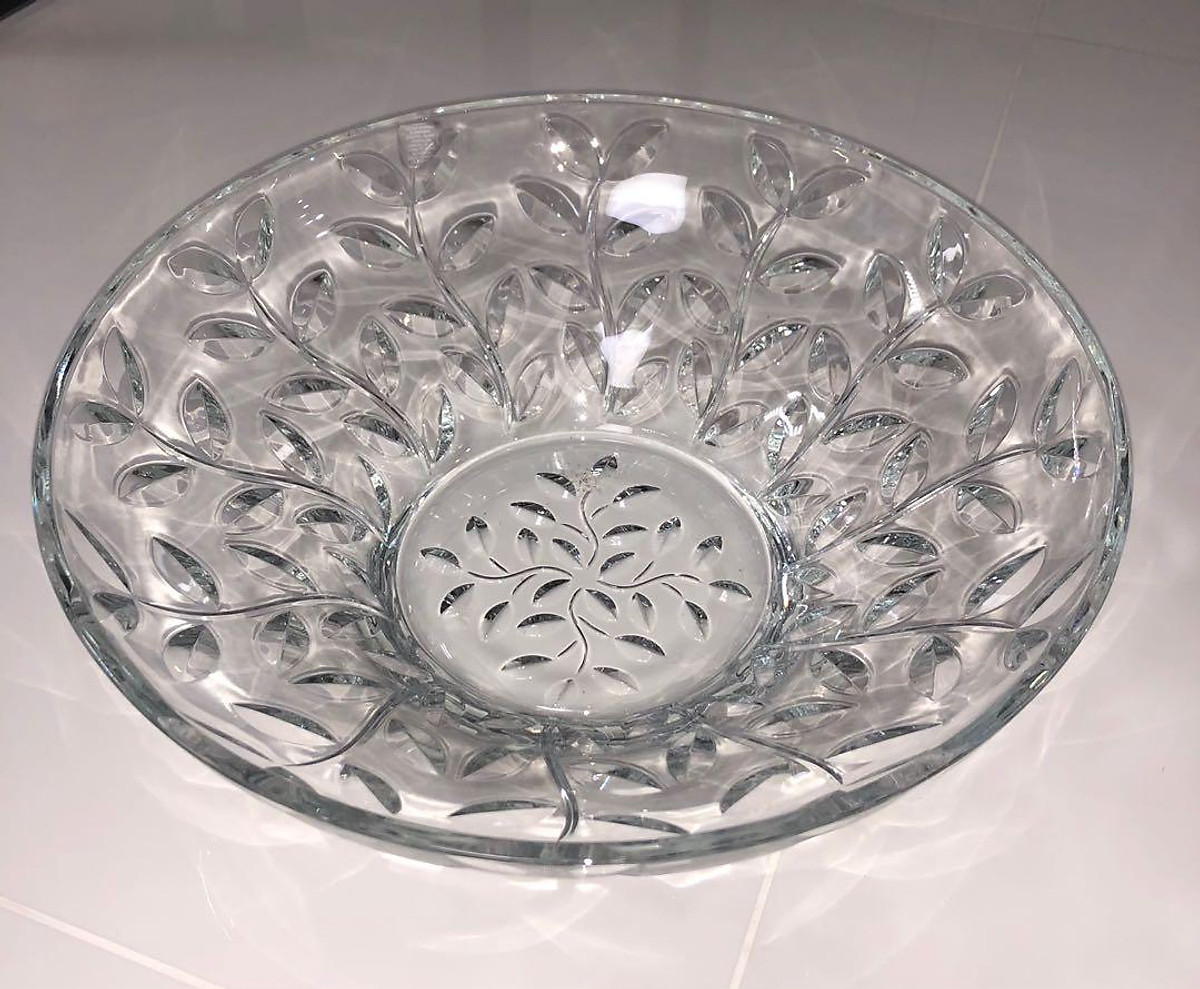 Khay Thuỷ Tinh Pha Lê Ý RCR - Laurus Centerpiece 30.5cm