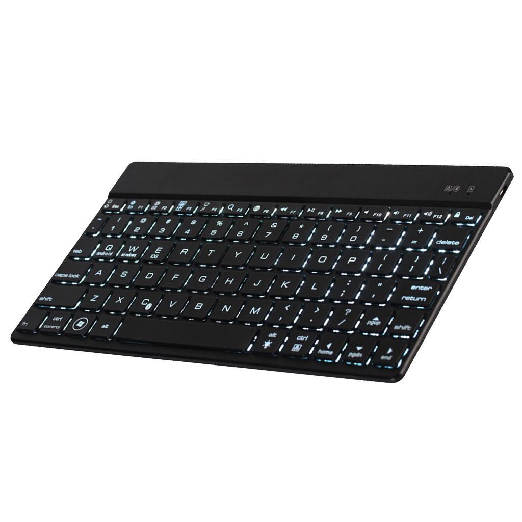 Bluetooth 3.0 Wireless Keyboard 7 Colour Backlit for Android Windows IOS