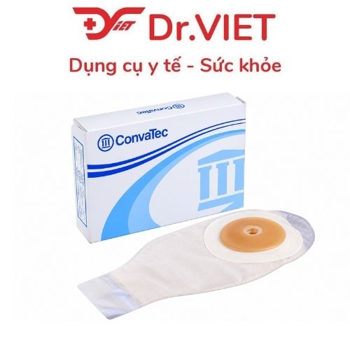Túi Hậu Môn Nhân Tạo 1 Mảnh ConvaTec Xả Được, Đế Hydrocolloid, Chống Kích Ứng