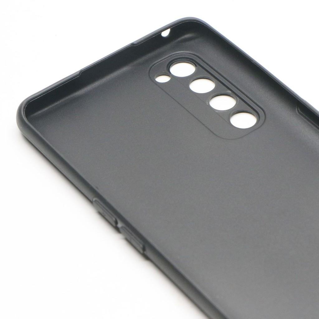 Ốp lưng dành cho OPPO Reno 4, Reno 4 Pro silicon dẻo màu đen